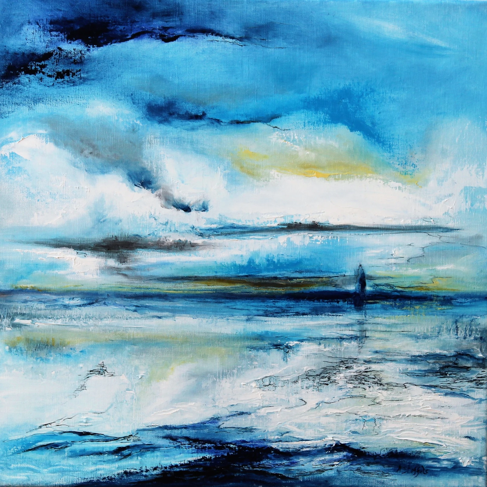 Poelimpressie 2 door Astrid Stoffels